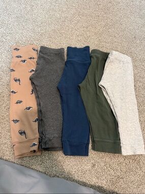 Kids bundle 18 months Cotton Stretch Leggings - Neutral & Navy Multi-Pack